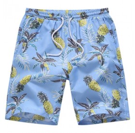 Hawaii Pineapple Print Board Shorts